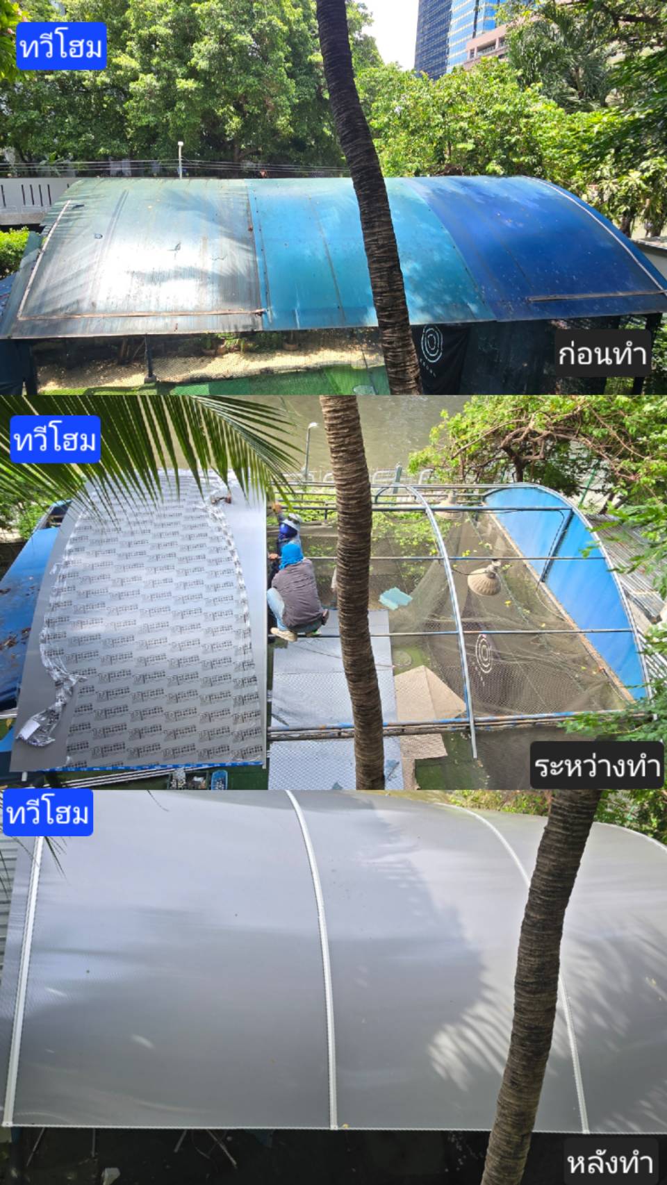 เปลี่ยนแผ่นโพลี่ชนิดโค้ง
